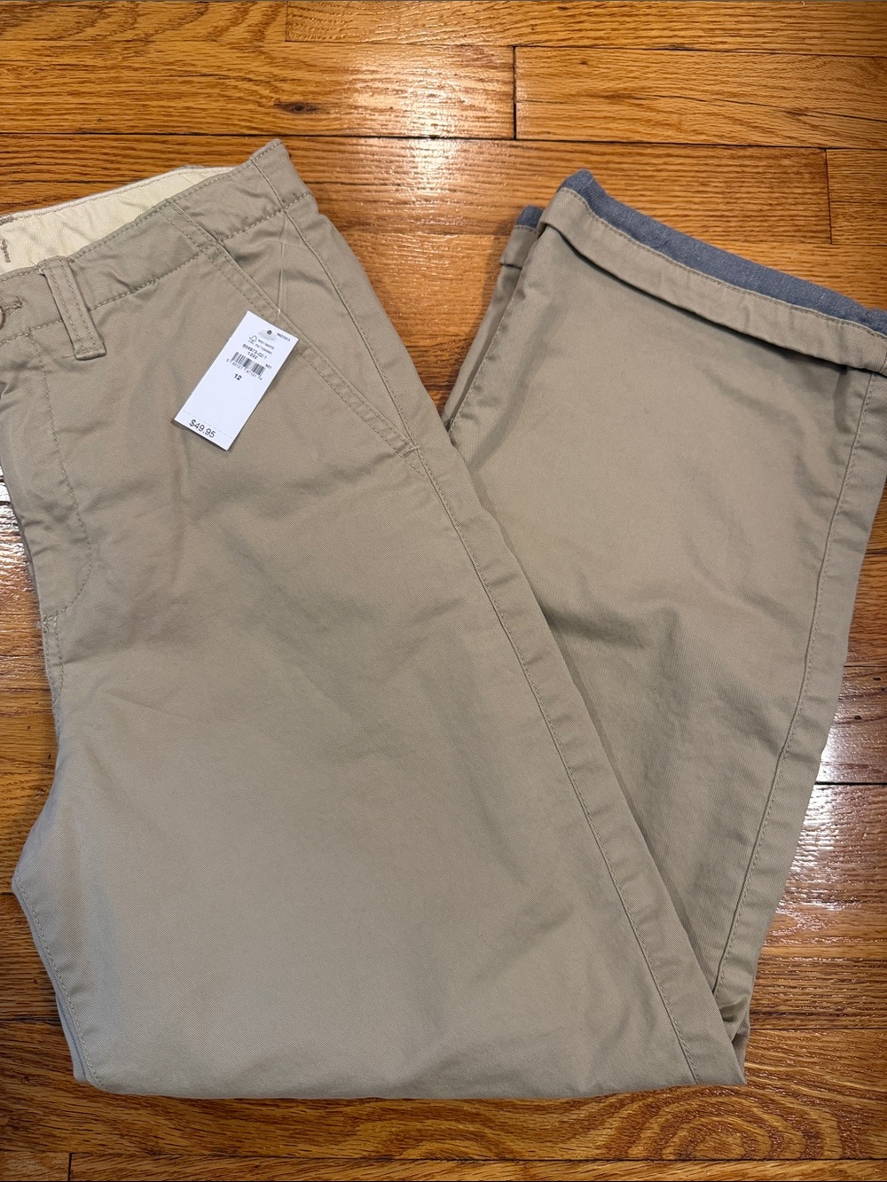 Boy’s Khaki Casual Pants - Classic Straight Fit